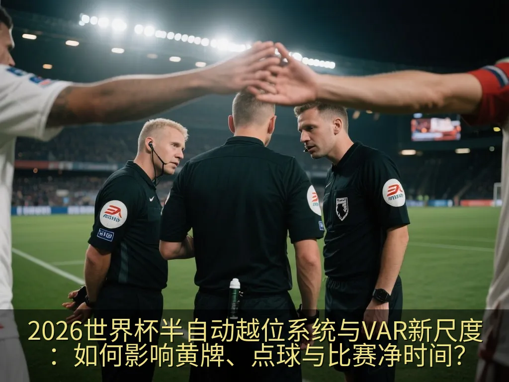 抽象视频助理裁判控制室与多屏监控概念图